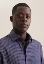 Shaped Business Hemd Druck in Rosa/Pink |  Seidensticker Onlineshop