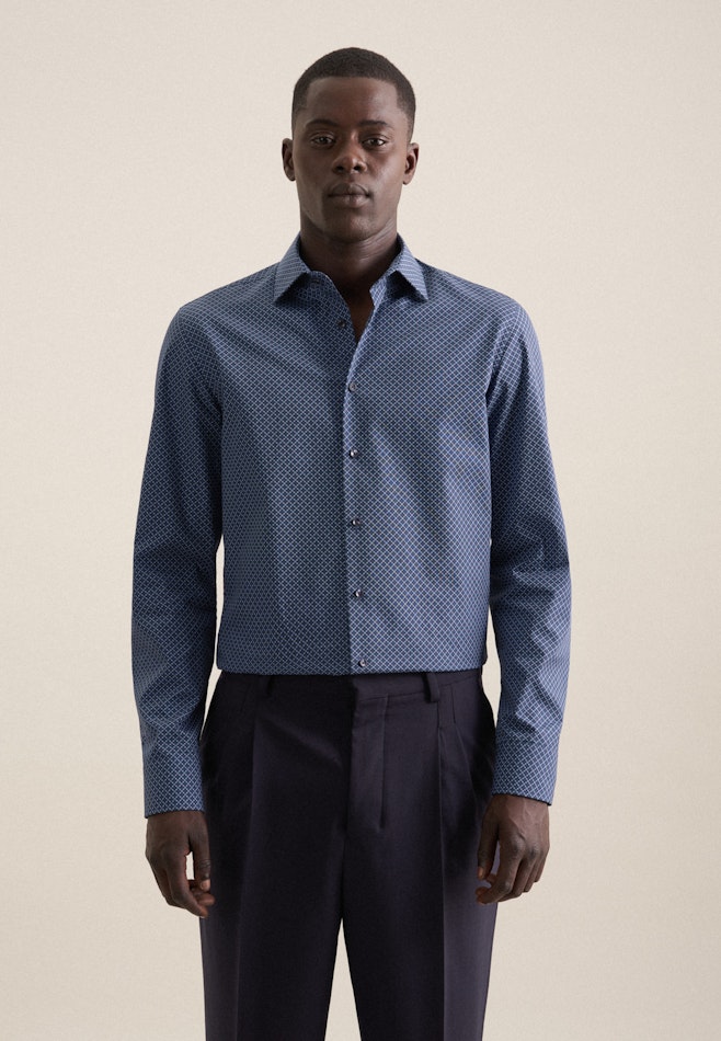 Business Shirt in X-Slim with Kent-Collar in Green | Seidensticker online shop