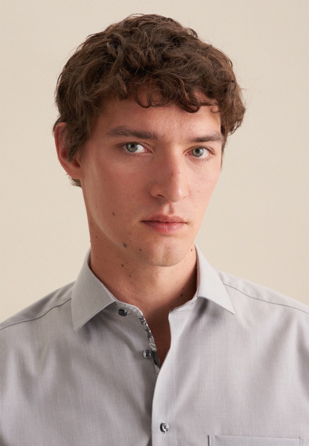 Regular Business Hemd Uni in Grau |  Seidensticker Onlineshop