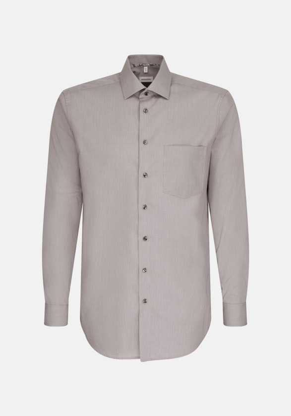 Regular Chemise Business Uni in Gris | Seidensticker Onlineshop