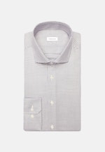 Chemise Business Regular Structuré Col Kent in Bleu Moyen |  Seidensticker Onlineshop