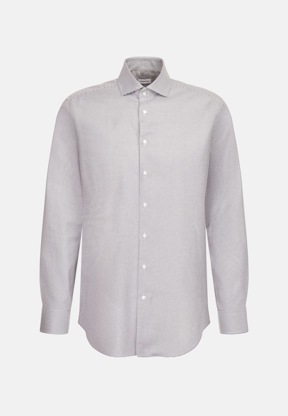 Regular Business Hemd Struktur in Mittelblau |  Seidensticker Onlineshop