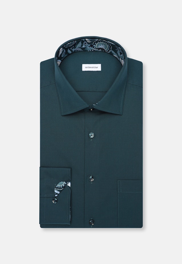 Comfort Business Hemd Uni in Türkis |  Seidensticker Onlineshop