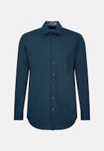 Chemise Business Comfort Popeline Col Kent in Turquoise |  Seidensticker Onlineshop