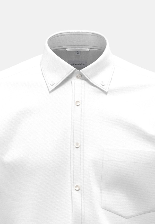 Twill Business Hemd in Regular mit Button-Down-Kragen in Weiß |  Seidensticker Onlineshop