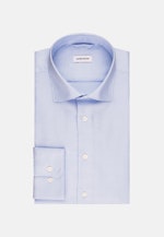 Easy-iron Satin Business Shirt in Shaped with Kent-Collar in Light Blue |  Seidensticker Onlineshop