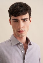 Shaped Business Hemd Pepita in Lila |  Seidensticker Onlineshop