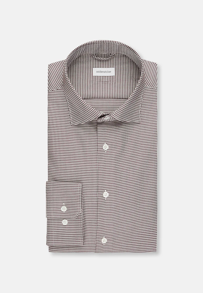 Shaped Business shirt Pepita in Purple | Seidensticker online shop