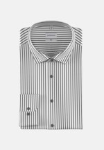 Chemise Business Shaped Twill (sergé) Col Kent in Gris |  Seidensticker Onlineshop