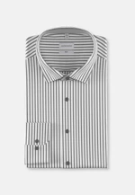 Shaped Business Hemd Streifen in Grau |  Seidensticker Onlineshop