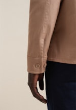 Collar Overshirt in Brown |  Seidensticker Onlineshop