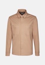 Collar Overshirt in Brown |  Seidensticker Onlineshop