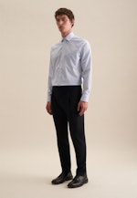 Regular Business Hemd Streifen in Hellblau |  Seidensticker Onlineshop