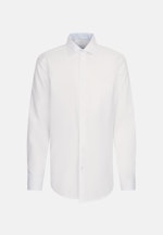 Non-iron Structure Business Shirt in Regular with Kent-Collar and extra long sleeve in White |  Seidensticker Onlineshop