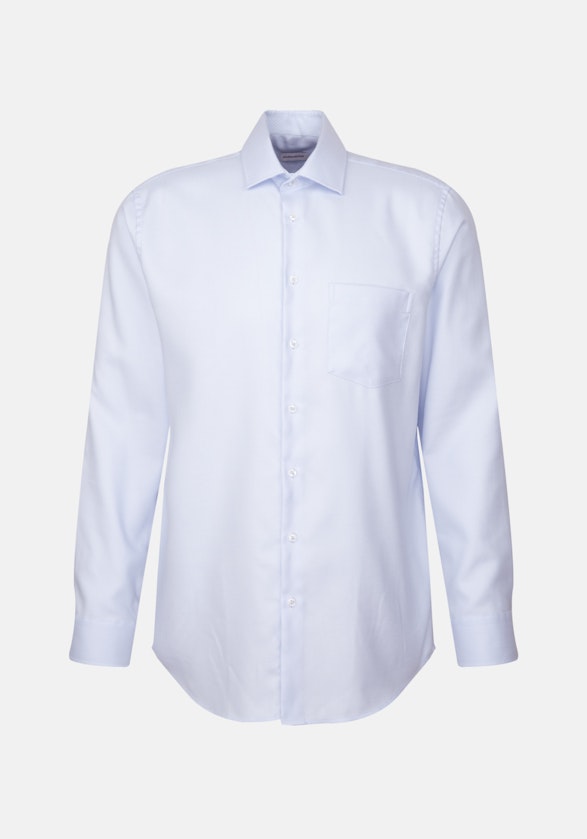 Regular Business Hemd Kleinmuster in Hellblau | Seidensticker Onlineshop