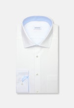 Comfort Business shirt Small pattern in White |  Seidensticker Onlineshop