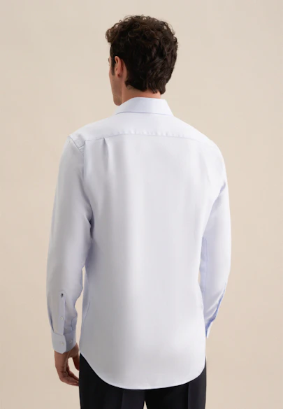 Comfort Business shirt Small pattern in Light Blue |  Seidensticker Onlineshop