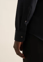 Shaped Business Hemd Uni in Schwarz |  Seidensticker Onlineshop