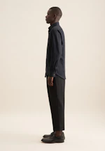 Shaped Business Hemd Uni in Schwarz |  Seidensticker Onlineshop