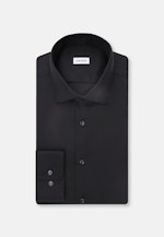 Shaped Business shirt Uni in Schwarz |  Seidensticker Onlineshop