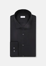 Shaped Business Hemd Uni in Schwarz |  Seidensticker Onlineshop