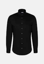 Shaped Business Hemd Uni in Schwarz |  Seidensticker Onlineshop