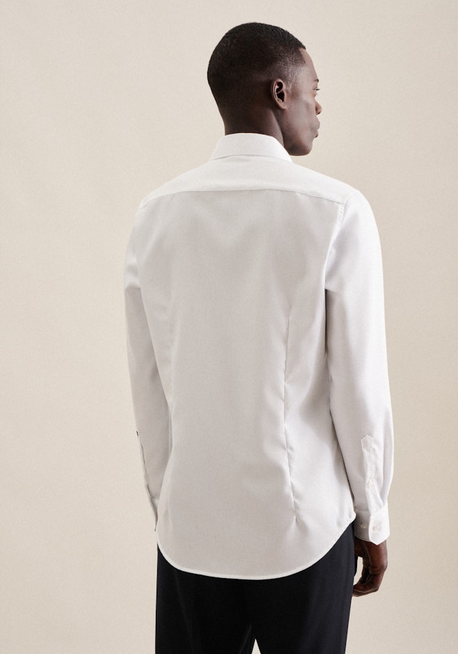 Shaped Business Hemd Uni in Weiß | Seidensticker Onlineshop