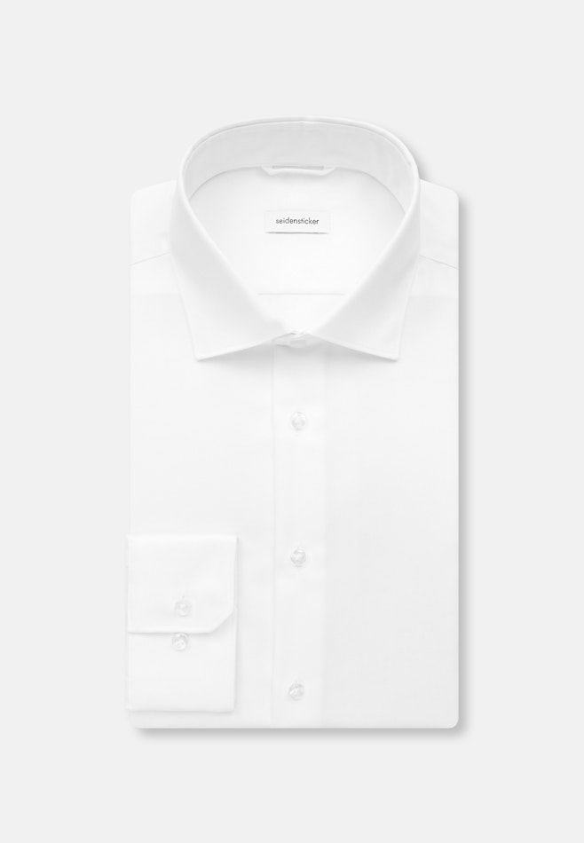Shaped Business Hemd Uni in Weiß | Seidensticker Onlineshop