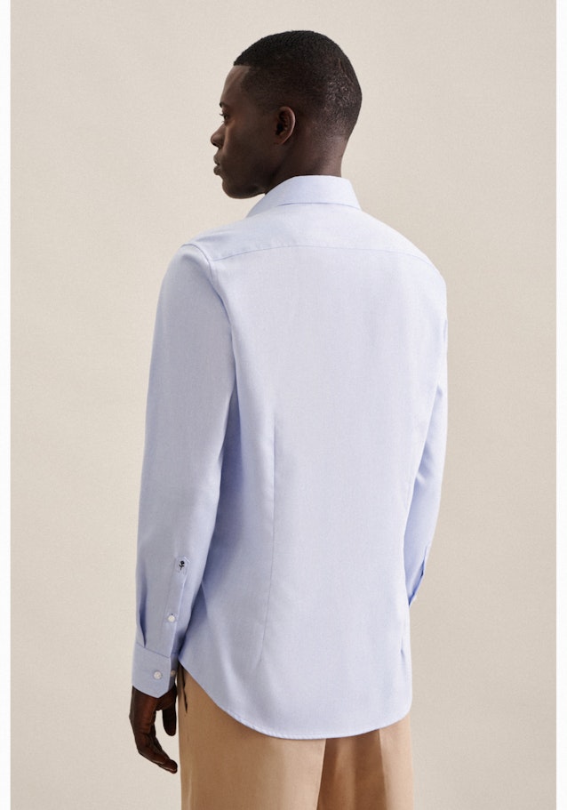 Shaped prodtyp Uni in Bleu Moyen | Seidensticker Onlineshop