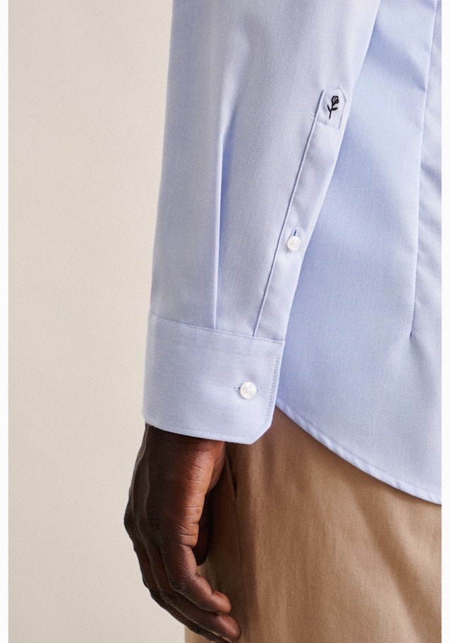 Shaped prodtyp Uni in Bleu Moyen | Seidensticker Onlineshop