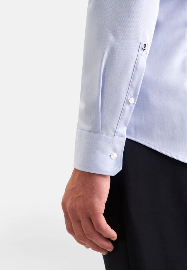 Shaped Business shirt Uni in Light Blue |  Seidensticker Onlineshop