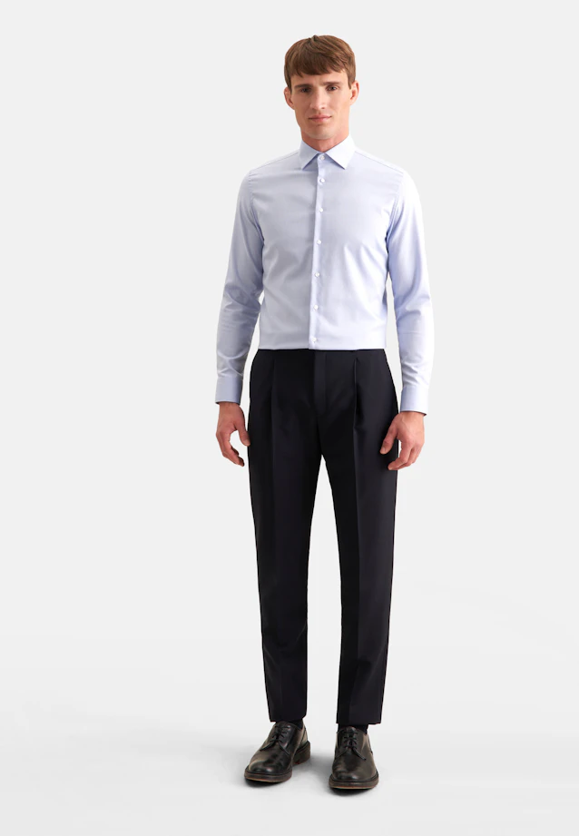 Shaped Business shirt Uni in Light Blue |  Seidensticker Onlineshop