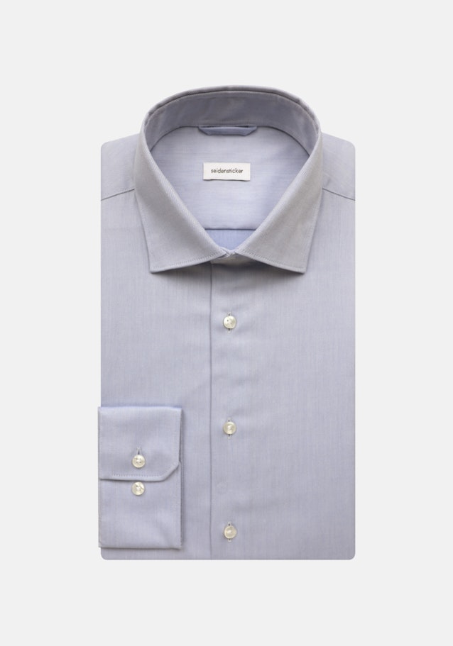 Shaped prodtyp Uni in Bleu Moyen | Seidensticker Onlineshop
