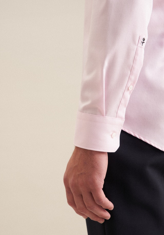 Shaped Chemise d'affaires Uni in Rose Fuchsia | Seidensticker Onlineshop