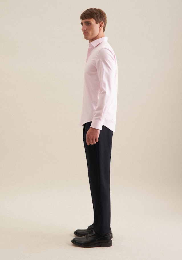 Shaped Chemise d'affaires Uni in Rose Fuchsia | Seidensticker Onlineshop