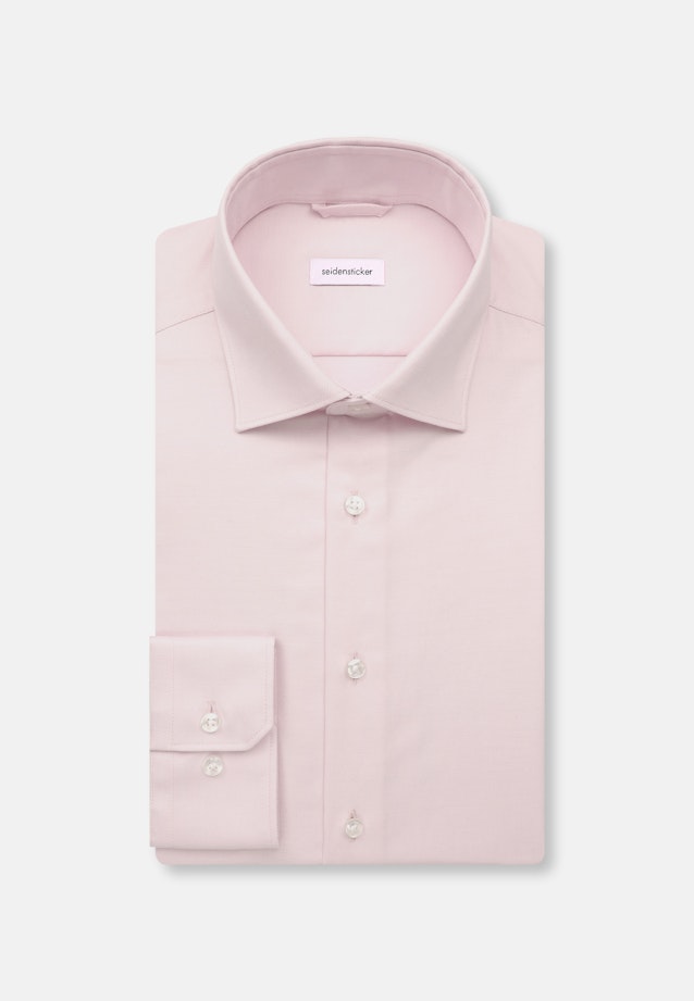 Shaped Business Hemd Uni in Rosa |  Seidensticker Onlineshop