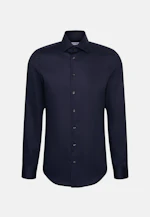 Shaped Business shirt Uni in Dunkelblau |  Seidensticker Onlineshop