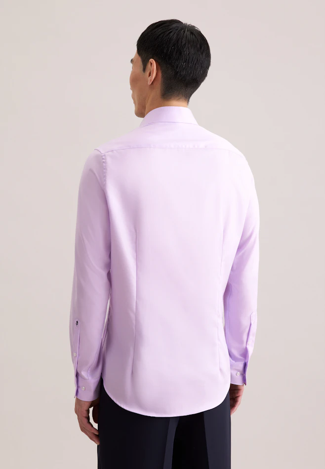 Shaped Business Hemd Uni in Lila | Seidensticker Onlineshop