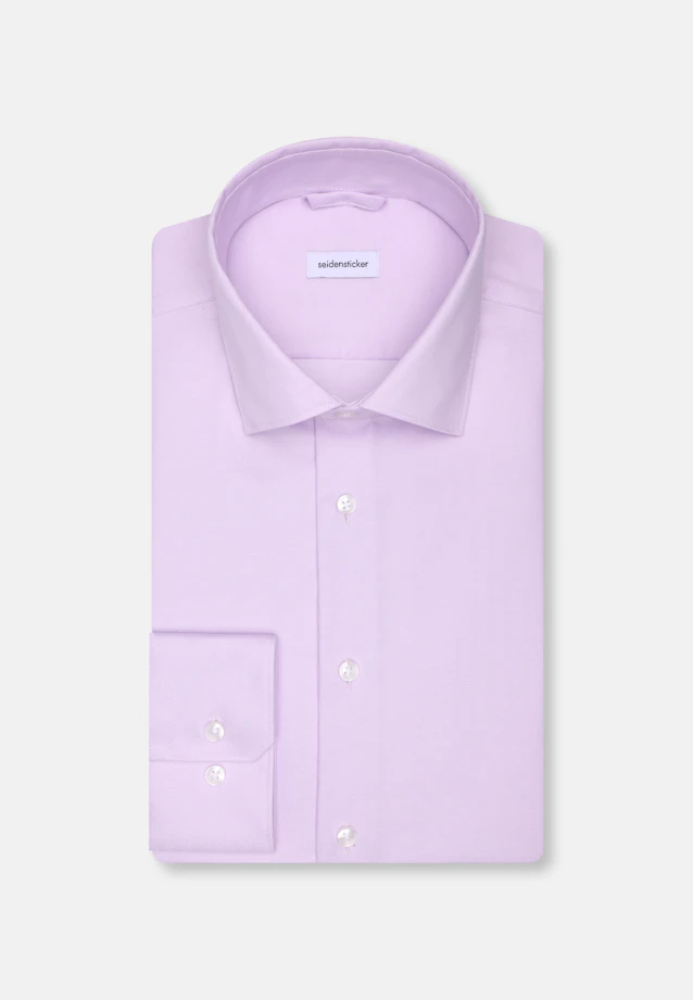 Shaped Business shirt Uni in Lila |  Seidensticker Onlineshop