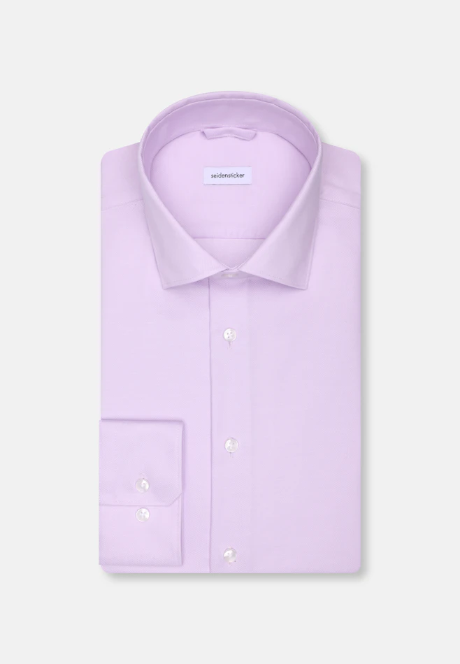 Shaped Chemise d'affaires Uni dans Lilas | Boutique en ligne Seidensticker