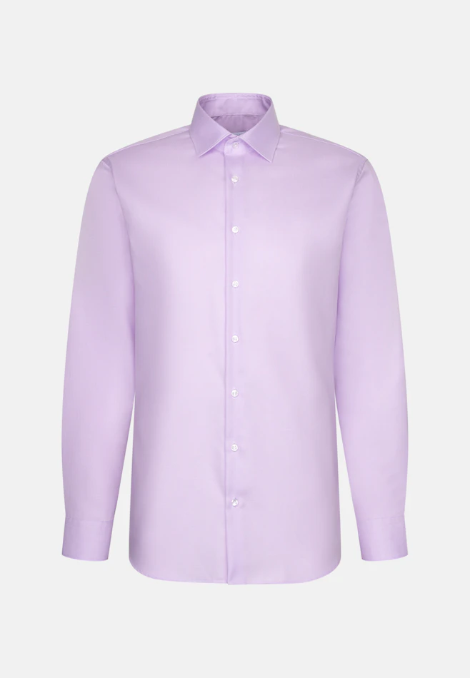 Shaped Business Hemd Uni in Lila | Seidensticker Onlineshop