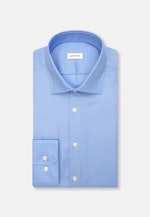 Shaped Business Hemd Uni in Mittelblau |  Seidensticker Onlineshop