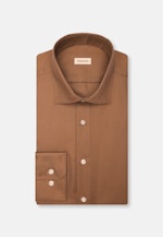 Shaped Business Hemd Uni in Braun |  Seidensticker Onlineshop