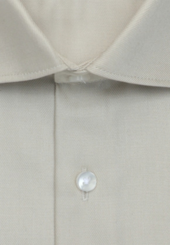Shaped Business Hemd Uni in Beige |  Seidensticker Onlineshop