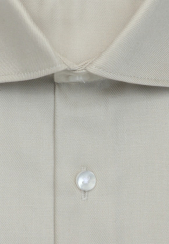 Shaped Business Hemd Uni in Beige |  Seidensticker Onlineshop