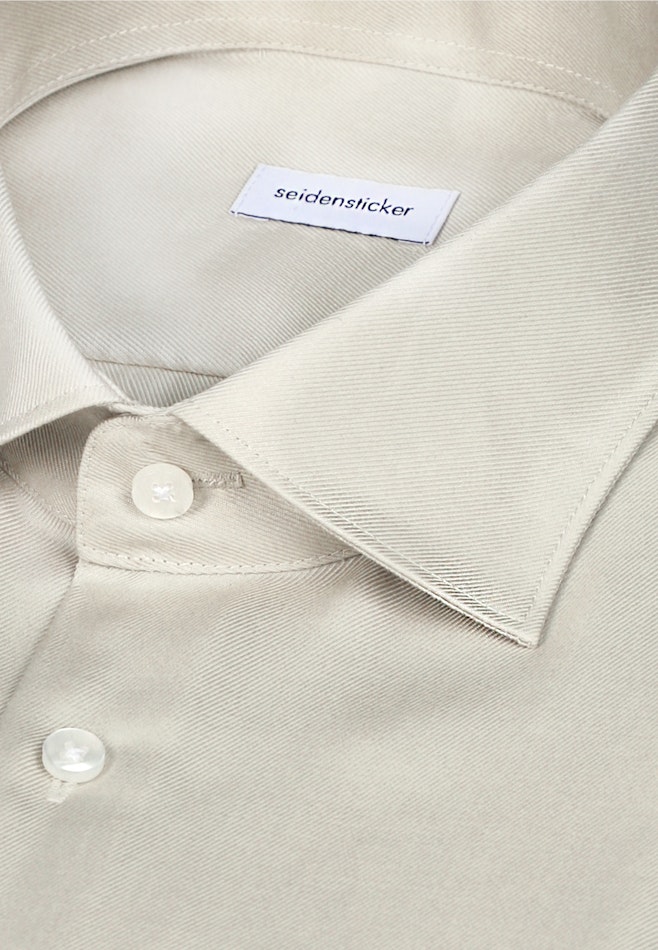 Shaped Business Hemd Uni in Beige | Seidensticker Onlineshop