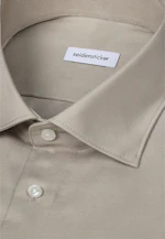 Shaped Business shirt Uni in Beige |  Seidensticker Onlineshop