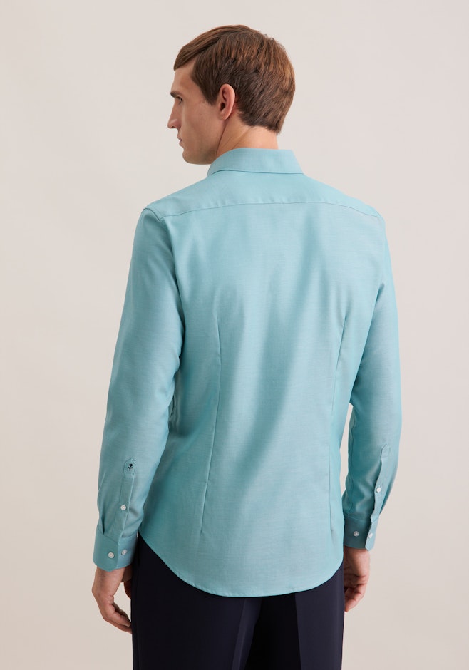 Shaped Business Hemd Uni in Türkis | Seidensticker Onlineshop