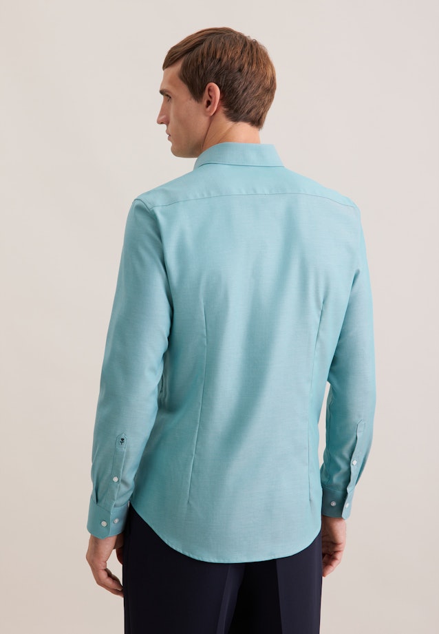 Shaped Business Hemd Uni in Türkis |  Seidensticker Onlineshop