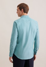 Shaped Business Hemd Uni in Türkis |  Seidensticker Onlineshop